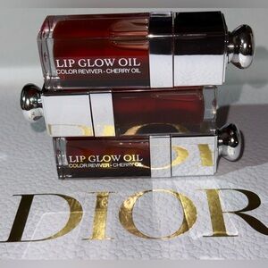 DIOR Lip Glow Oil 👄 Set of 3 👄 New - No Box 👄 062 Dior